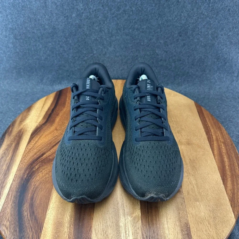 Brooks Adrenaline GTS 24 Triple Black 1204261D020 Women's Size 8D Wide